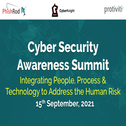 Protiviti & PhishRod to drive the Cyber Security Awareness Summit 2021